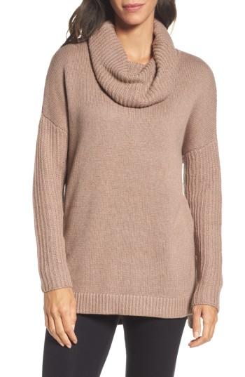 Women's Ugg Cowl Neck Tunic Sweater - Pink