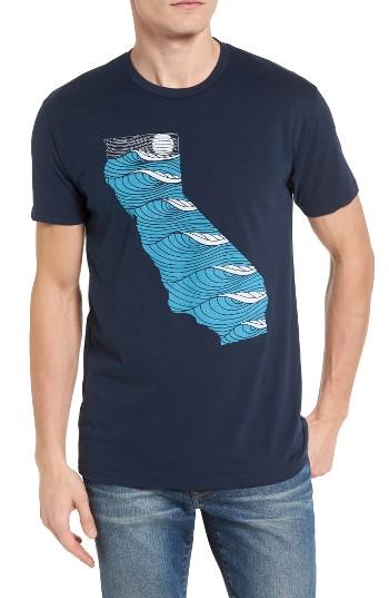 Men's Palmercash Cali Rollers Graphic T-shirt - Blue