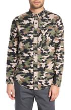 Men's The Rail Camo Flannel Shirt - Green