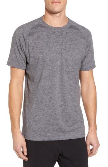 Men's Zella Longline Crewneck T-shirt - Grey