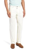 Men's Incotex Fit Jeans, Size 36 - Ivory