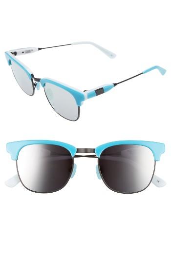 Women's Westward Leaning 'vanguard' 49mm Sunglasses - Shark Attack/ Super Silver