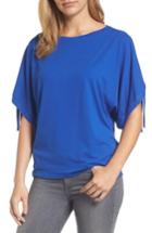 Women's Halogen Stretch Knit Top, Size - Blue