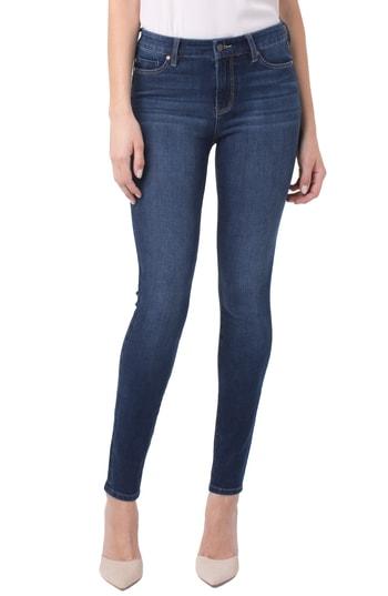 Women's Liverpool Piper Hugger Skinny Jeans - Blue