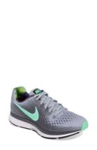 Women's Nike Air Zoom Pegasus 34 Solstice Running Shoe M - Grey