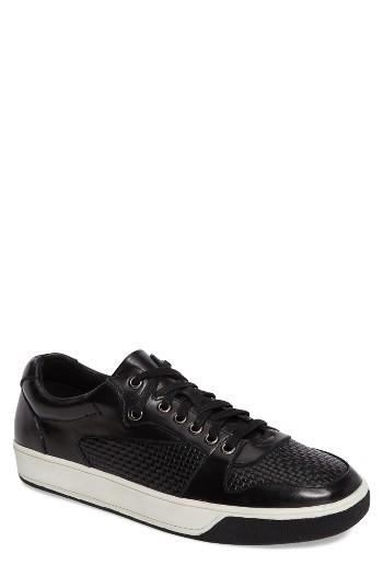Men's English Laundry Slam Embossed Sneaker M - Black