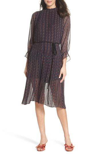 Women's Sam Edelman Chiffon Peasant Dress - Blue