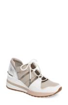 Women's Michael Michael Kors Beckett Ghillie Wedge Sneaker M - Grey