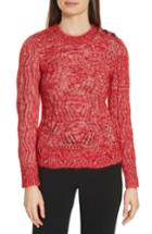 Women's Ba & Sh Numa Cotton Silk Blend Sweater - Red