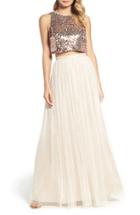 Women's Adrianna Papell Sequin Two-piece Gown