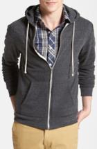 Men's Threads For Thought Trim Fit Heathered Hoodie, Size - Black
