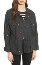 Women's The Great. The Commander Embroidered Jacket - Black
