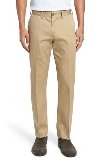 Men's Bills Khakis Straight Fit Chamois Cloth Pants X Unhemmed - Brown