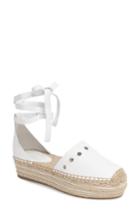 Women's Kendall + Kylie Ariela Platform Espadrille M - White