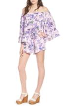 Women's Wayf Rovigo Off The Shoulder Romper - Purple