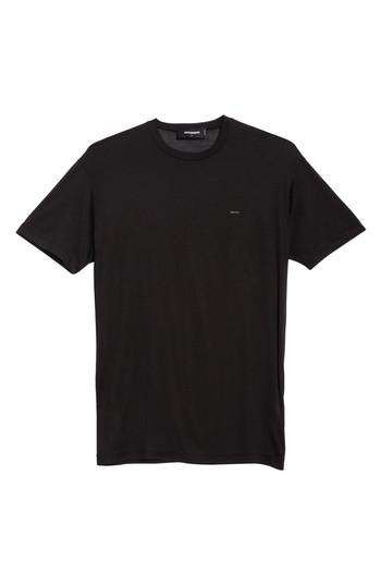 Men's Dsquared2 Silk Jersey T-shirt - Black