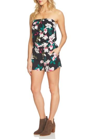 Women's 1.state Strapless Romper - Black