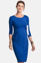 Women's Isabella Oliver Ivybridge Jersey Maternity Dress - Blue