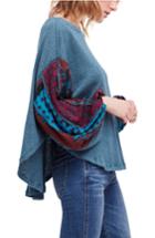 Women's Free People We The Free Blossom Thermal Top - Blue/green