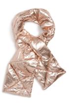Women's Leith Metallic Foil Puffer Scarf, Size - Metallic