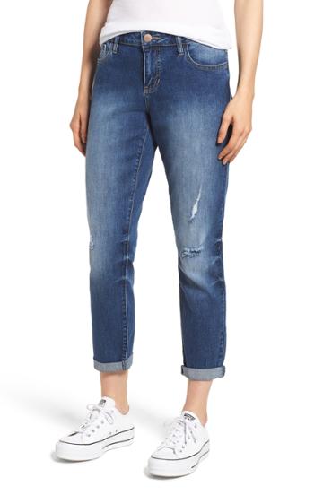 Women's Prosperity Denim Ripped Girlfriend Jeans