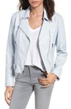 Women's Andrew Marc Leanne Faux Leather Jacket - Blue