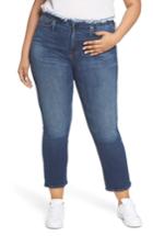 Women's Good American Crop Straight Leg Jeans - Blue