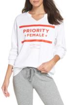 Women's The Laundry Room Priority Female Sweatshirt - White