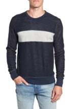 Men's Faherty Reversible Colorblock Terry Sweatshirt - Blue