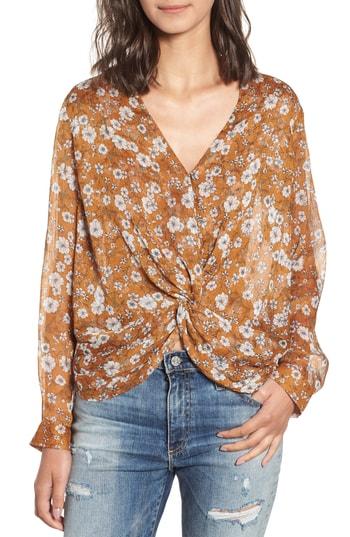 Women's Heartloom Camille Twist Front Top - Orange