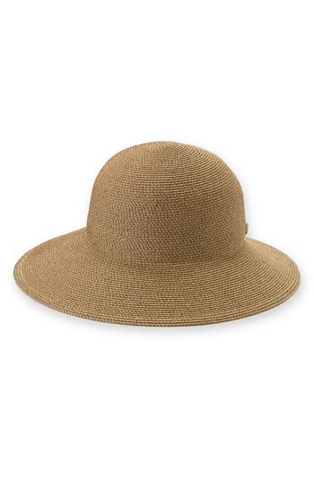 Women's Eric Javits 'squishee Iv' Wide Brim Hat - White