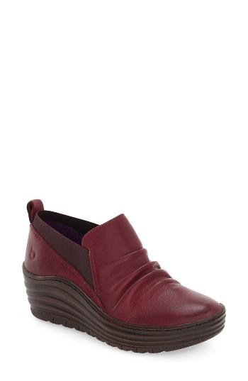 Women's Bionica 'gallant' Leather Bootie .5 M - Red
