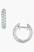 Women's Kwiat Diamond Pave Hoop Earrings