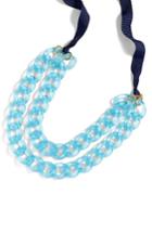 Women's J.crew Double Strand Lucite Chain Necklace