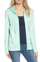 Women's Tommy Bahama Deux Reversible Front Zip Hoodie - Green