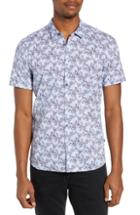 Men's John Varvatos Star Usa Fit Floral Print Sport Shirt