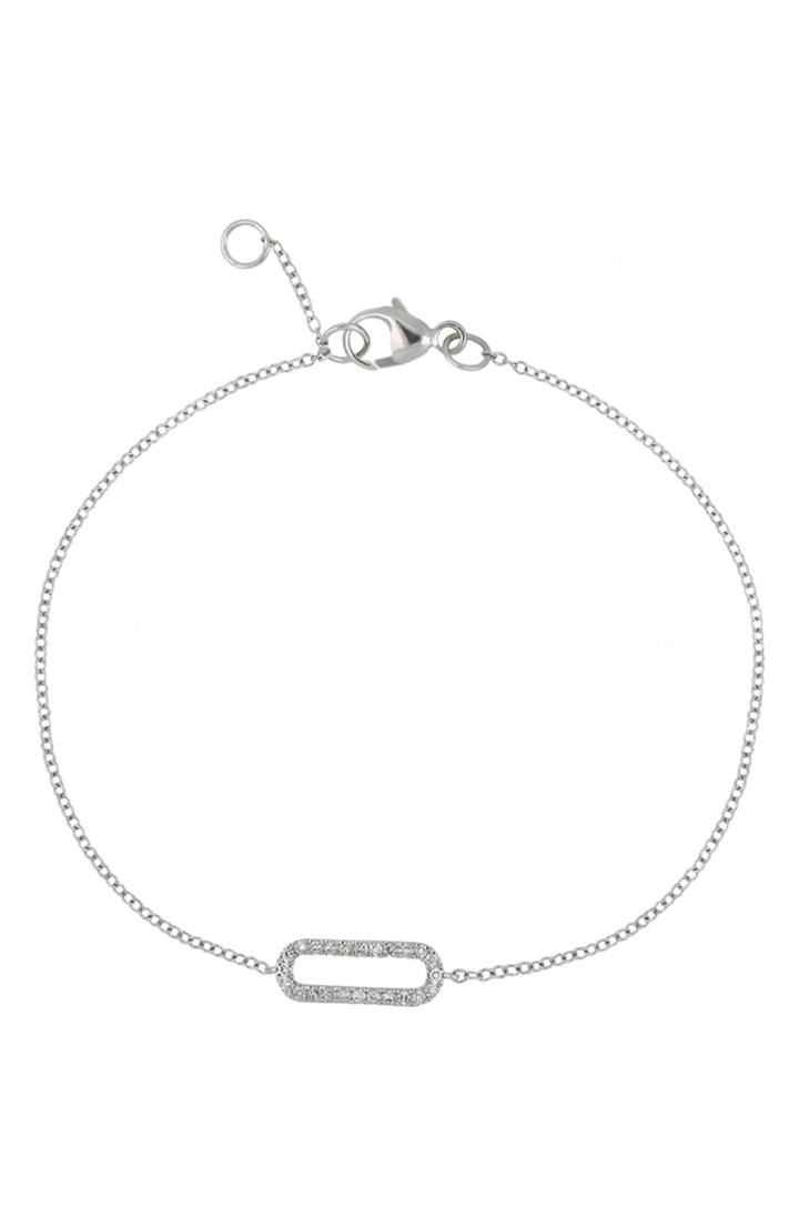 Women's Carriere Diamond Open Oval Bracelet (nordstrom Exclusive)