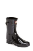 Women's Hunter 'refined Short' Gloss Rain Boot M - Black