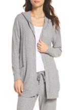 Women's Chaser Love Lace-up Hooded Cardigan - Grey