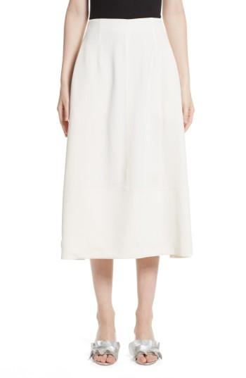 Women's Elizabeth And James Lottie A-line Midi Skirt - Ivory
