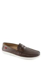 Men's Marc Joseph New York Atlantic Penny Loafer .5 M - Brown