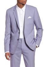 Men's Topman Skinny Fit Suit Jacket 32 - Purple