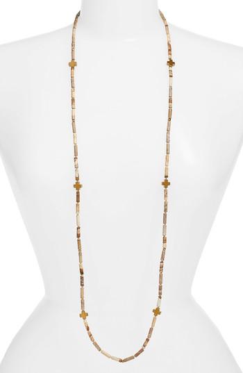 Women's Love's Affect Even Semiprecious Stone Necklace