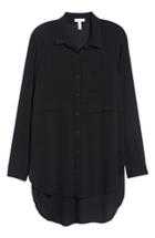 Women's Leith Pocket Tunic Top - Black