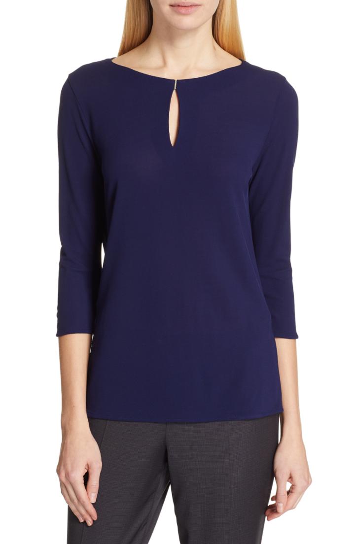 Women's Boss Epina Keyhole Blouse