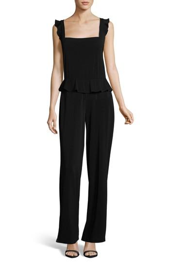 Women's Eci Sleeveless Ruffle Jumpsuit - Black