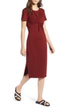 Women's Treasure & Bond Twist Front Midi Dress - Red