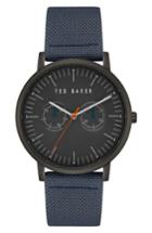 Men's Ted Baker London Brit Leather Strap Watch, 40mm