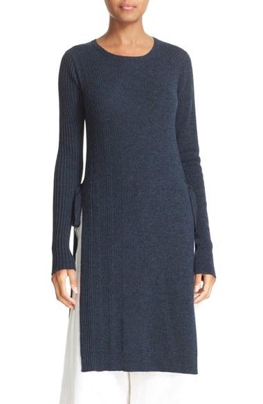 Women's See By Chloe Side Tie Wool Tunic Sweater