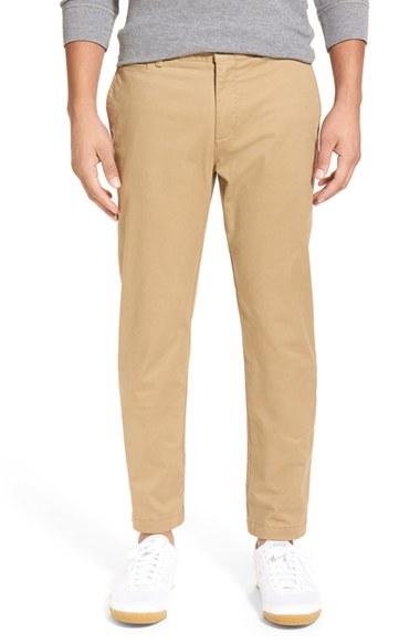 Men's Original Penguin 'p55' Straight Leg Stretch Pants X 32 - Beige